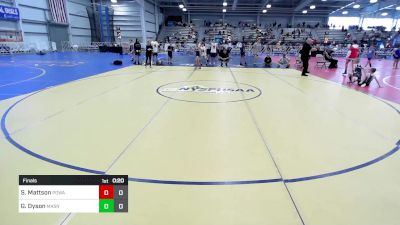 52 lbs Final - Spencer Mattson, POWA vs Graham Dyson, Mat Assassins Black