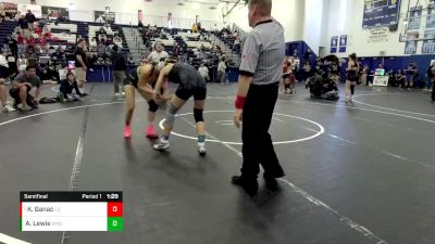 131 lbs Semifinal - Kayla Ganac, Los Osos vs Alicia Lewis, Santa Monica