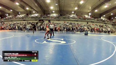 80 lbs Semifinal - Dexton Miller, Hannibal Youth Wrestling Club-AAA vs Kaleb Talley, Repmo Wrestling Club-AA