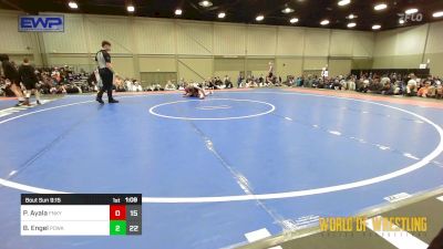 90 lbs Semifinal - Penelope Ayala, Funky Singlets Girls vs Brynn Engel, POWA