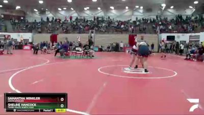 195 lbs Cons. Round 1 - Shelbie Hancock, Terre Haute North Vigo vs Samantha Winkler, South Spencer