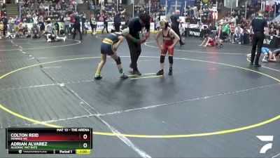 67 lbs Champ. Round 1 - Colton Reid, Monroe WC vs Adrian Alvarez, Algonac Mat Rats