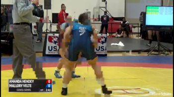 63 Consi-Semis - Mallory Velte, United States vs Amanda Hendey, United States