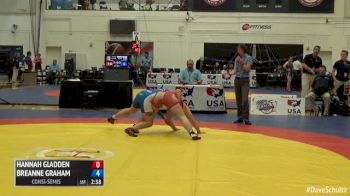 63 Consi-Semis - Hannah Gladden, United States vs Breanne Graham, Canada