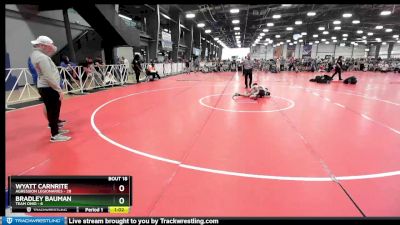 80 lbs Rd# 8- 12:30pm Saturday Final Pool - Wyatt Carnrite, Agression Legionaries vs Bradley Bauman, Team Ohio