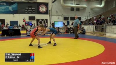 53kg Finals - Sarah Hildebrandt, United States vs Katherin Fulp-Allen, United States