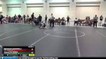 56 lbs Round 2 (4 Team) - Paulette Perez, Team Florida Avengers vs Beckham Bardinelli, East Coast Elite