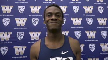 Shaq Walker after 800m PR at UW Invite, talks NCAA depth