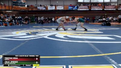 120 lbs Quarterfinal - Cruz Jimenez, Battle Mountain vs Tristan Vega, Burley