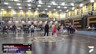 97 lbs Semifinal - Oliver Lange, Sebolt Wrestling Academy vs Jared Glendening, Big Game Wrestling Club