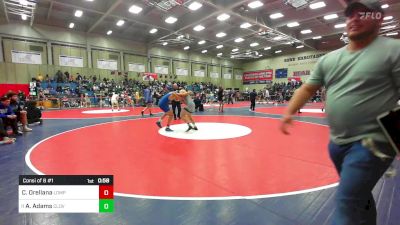 172 lbs Consi Of 8 #1 - Carlos Ricky Orellana, Lompoc vs Albert Adams, Clovis East