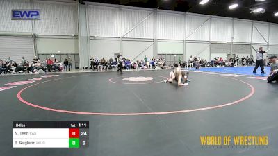 84 lbs Rr Rnd 1 - Nick Tesh, Shelton Wrestling Academy 12U vs Bryce Ragland, MOJO 12u