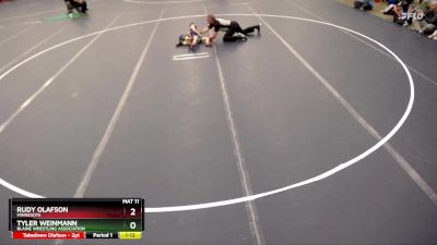 Cons. Round 2 - Rudy Olafson, Minnesota vs Tyler Weinmann, Blaine Wrestling Association