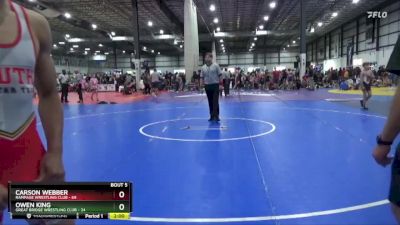 180 lbs Round 3 (4 Team) - Ezekias Perez, RAMPAGE WRESTLING CLUB vs Gavin Brown, GREAT BRIDGE WRESTLING CLUB