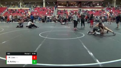 190 lbs Semifinal - Maverick Lies, Newton Wrestling Club vs Kaden Ackley, The Best Wrestler