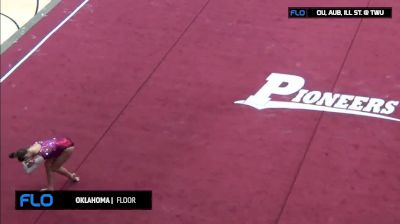 Natalie Brown - Floor, Oklahoma - TWU Quad Meet