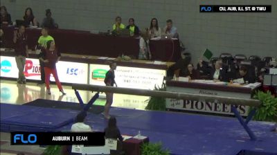 Caitlin Atkinson - Beam, Auburn - TWU Quad Meet