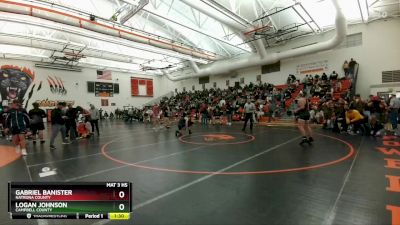 157B Round 4 - Logan Johnson, Campbell County vs Gabriel Banister, Natrona County