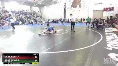 184 Boys Cons. Round 2 - Diego Camacho, Otay Ranch vs Kaleb Aldrete, Mountain Empire