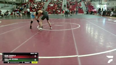 126 lbs Cons. Round 3 - Izak Zavala, Forest Grove vs Dallas Ochoa, Liberty