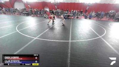 182 lbs Cons. Round 1 - Owen Sjoberg, Watertown Wrestling Club vs Caleb Rysewyk, Askren Wrestling Academy