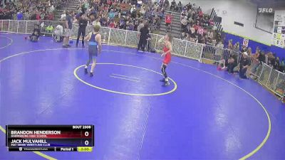 100 lbs 1st Place Match - Brandon Henderson, Harrisburg High School vs Jack Mulvahill, Mat Sense Wrestling Club