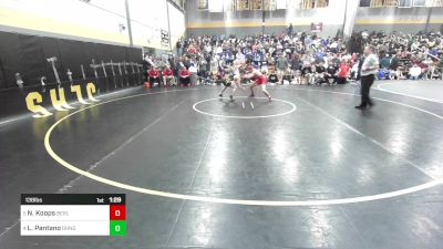 138 lbs Quarterfinal - Nicholas Koops, Berlin vs Larkin Pantano, Daniel Hand