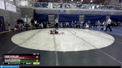 75 lbs Cons. Round 4 - Kaleb Rebmann, Grizzly Wrestling Club vs Cade Mueller, Mountain Man Wrestling Club