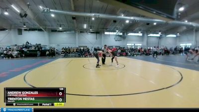 126 lbs Champ. Round 1 - Andrew Gonzales, Cheyenne Central vs Trenton Mestas, Valley