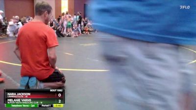 46/52 Round 3 - Nara Jackson, Lawrence Elite vs Melanie Varns, Butler Youth Wrestling Club