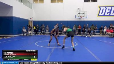 120 lbs Cons. Round 2 - Zach Glory, Gilman School vs CJ Ferree, Central Dauphin HS