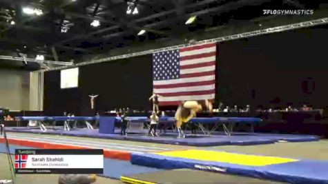 Sarah Shahidi - Tumbling, Southlake Gymnastics - 2021 USA Gymnastics Championships
