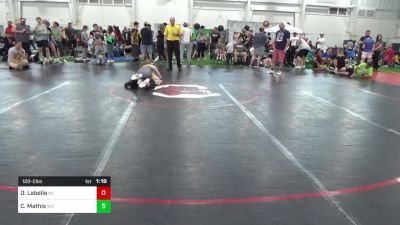 120-C lbs Round Of 16 - Dylon Labelle, MI vs Colton Mathis, WV