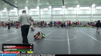 92 lbs Round 4 (8 Team) - AJ Freudeman, Neighborhood vs Leonidas Giatis, Medina