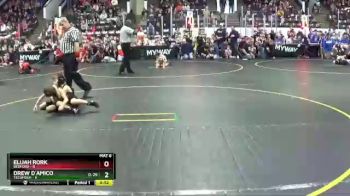 54 lbs Round 1 (4 Team) - Elijah Rork, Bedford vs Drew D`Amico, Tecumseh