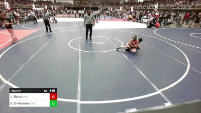 86 lbs Semifinal - Joseph Bajza, Bald Eagle WC vs Bronx Shanley-Martinez, Steel City Reloaded WC