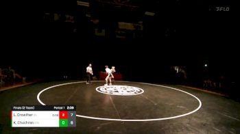 132 lbs Finals (2 Team) - Logan Crowther, The Ginger Snaps vs Korbin Chuchran, Seal Team 6