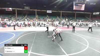 88 lbs Semifinal - Max Maes, Taos Jr WC vs Teagun Samora, Cortez WC