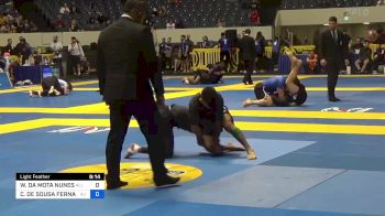 WILLIS DA MOTA NUNES vs CLEBER DE SOUSA FERNANDES 2022 World IBJJF Jiu-Jitsu No-Gi Championship