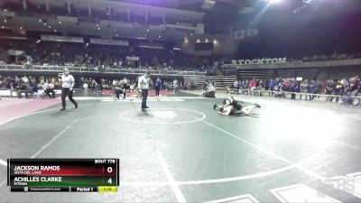 220 lbs Semifinal - Achilles Clarke, Pitman vs Jackson Ramos, Vista Del Lago