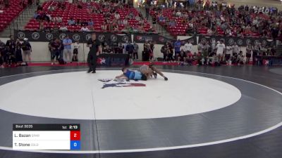 61 kg Rnd Of 128 - Luis Bazan, Spartan RTC@LHP vs Tanner Stone, Colorado Mesa Wrestling Club