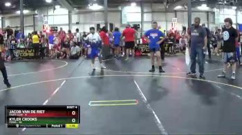 140 lbs Round 2 (6 Team) - Kyler Crooks, POWA vs Jacob Van De Riet, Fight Club