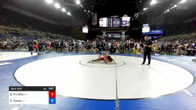 160 lbs Rnd Of 32 - Bradley Rodriguez-Little, Minnesota vs Koray Kage Jones, New Jersey