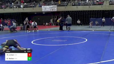 85 lbs Consi Of 8 #1 - Ryder Linker, Spring Grove, PA vs Bryson Walter, New Columbia, PA