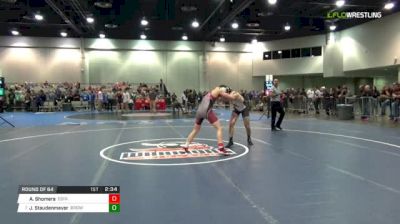 157 lbs Round of 64 - Andrew Shomers, Edinboro vs Justin Staudenmayer, Brown University