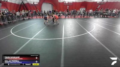 125 lbs Cons. Round 1 - Tavin Bomkamp, Team Nazar Training Center vs Nolan Ferrell, Askren Wrestling Academy