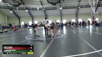 141 lbs Cons. Round 4 - Ambrose Boni, Mount Union vs Colt Ryan, Campbellsville