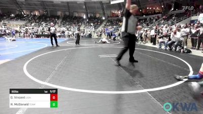 80 lbs Semifinal - Gage Vincent, Lions Wrestling Academy vs Rex McDonald, Team Tulsa Wrestling Club