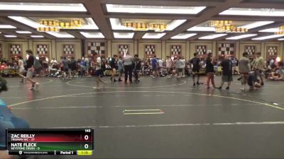 145 lbs Round 5 (6 Team) - Zac Reilly, Triumph WC vs NATE FLECK, Keystone Crush