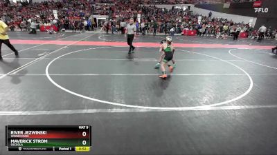 69 lbs Champ. Round 1 - River Jezwinski, Winneconne vs Maverick Strom, Osceola